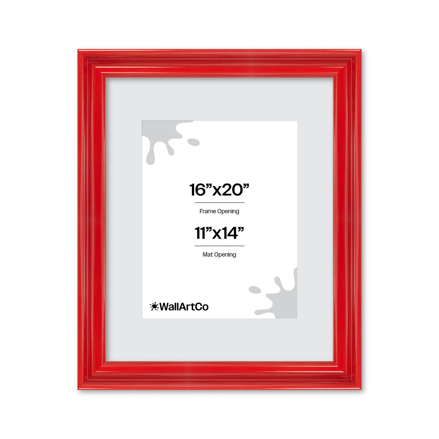 front of picture frame