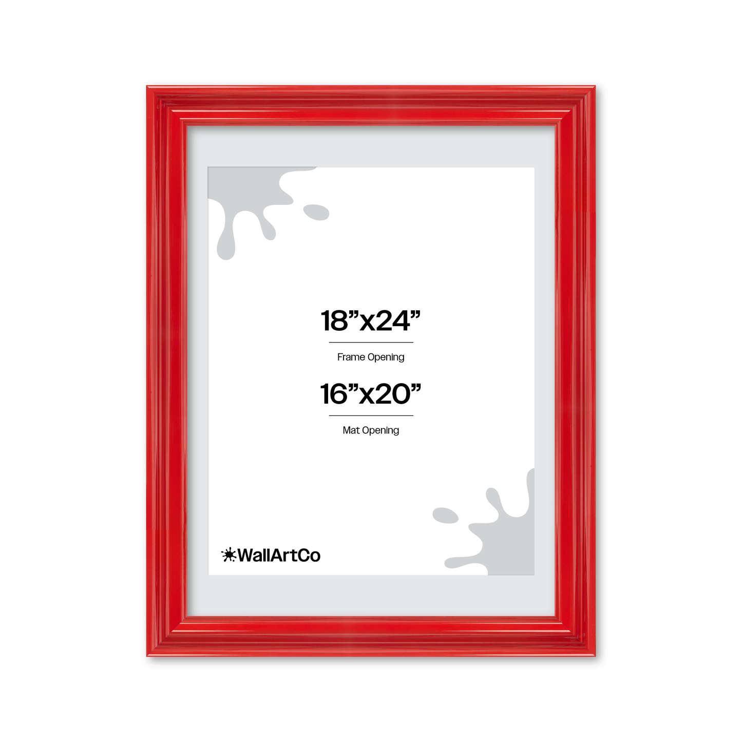 front of picture frame