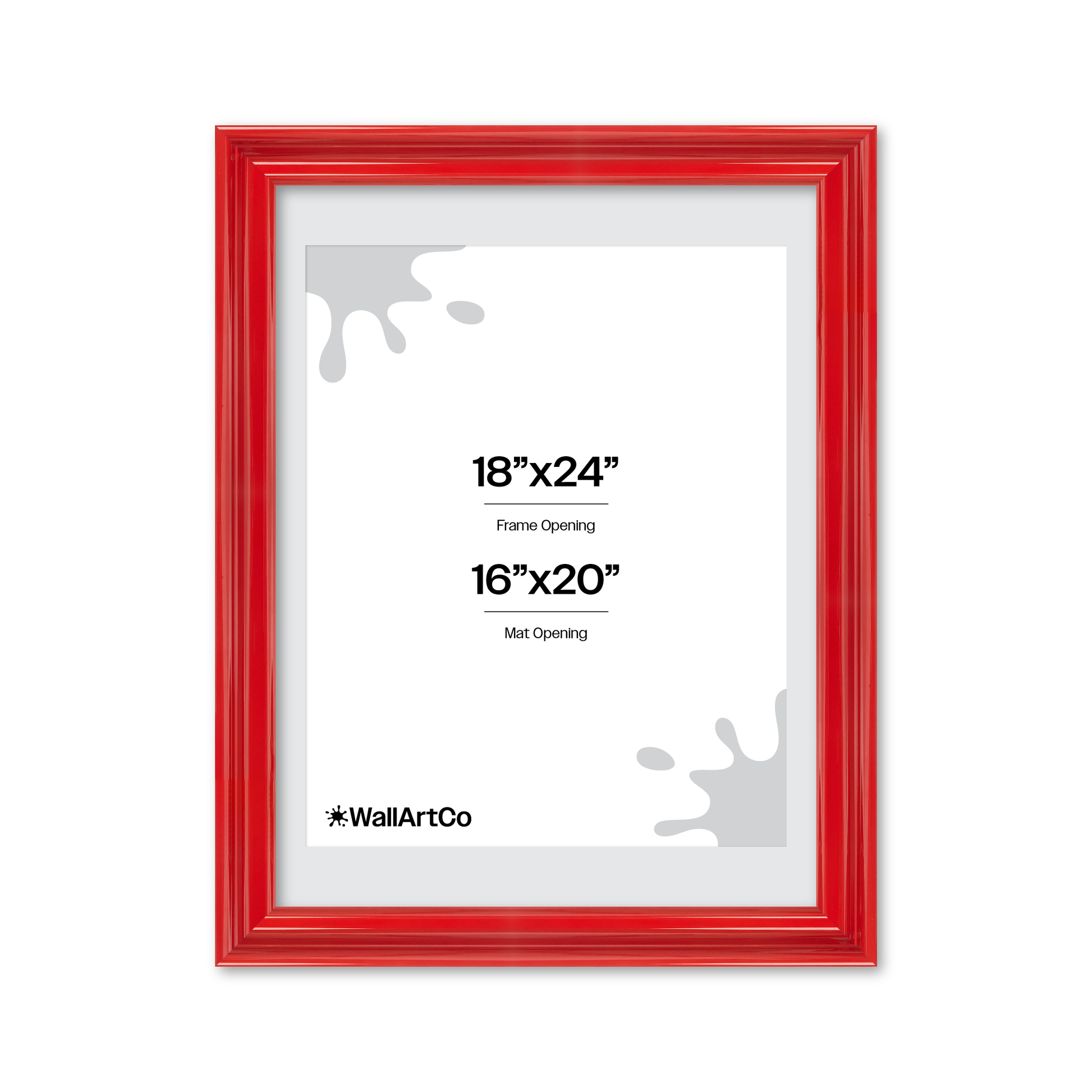 front of picture frame
