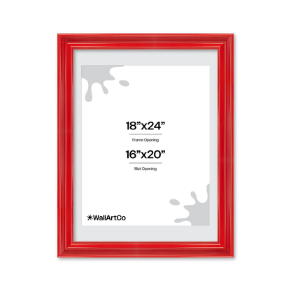 front of picture frame
