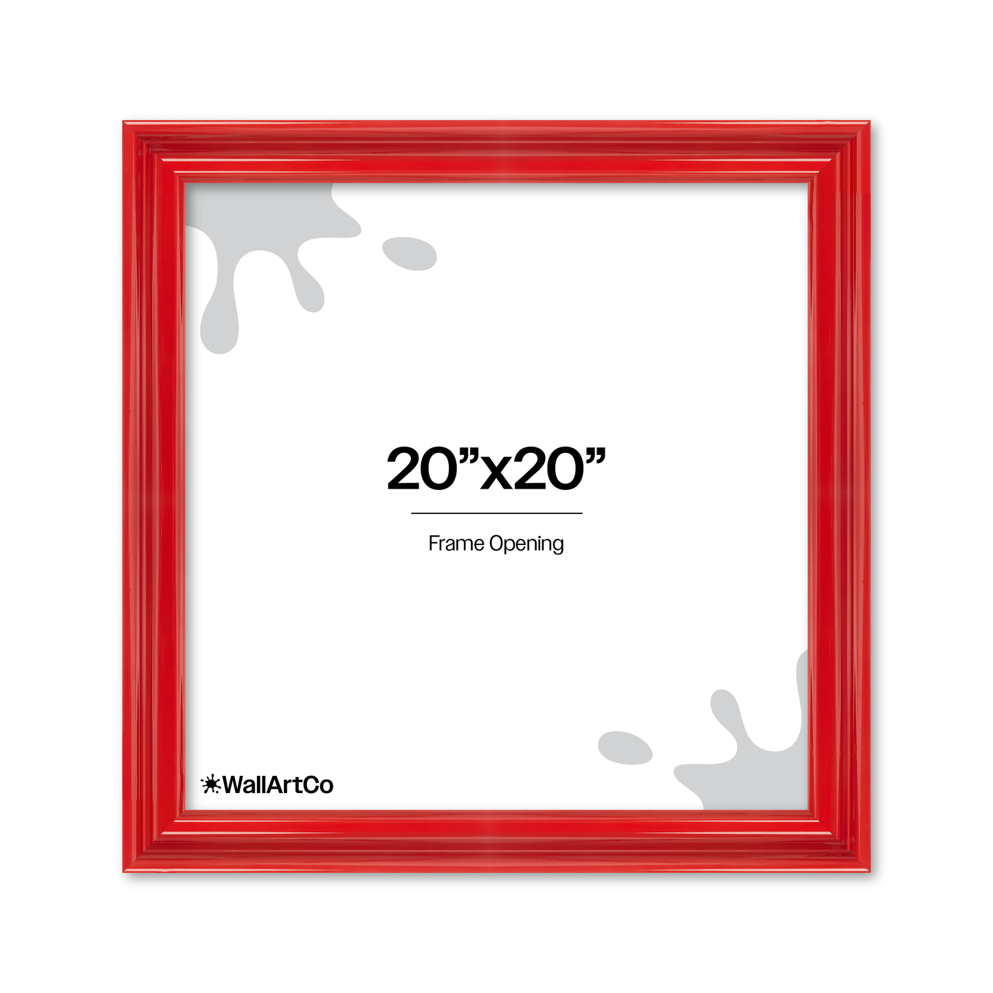 front of picture frame