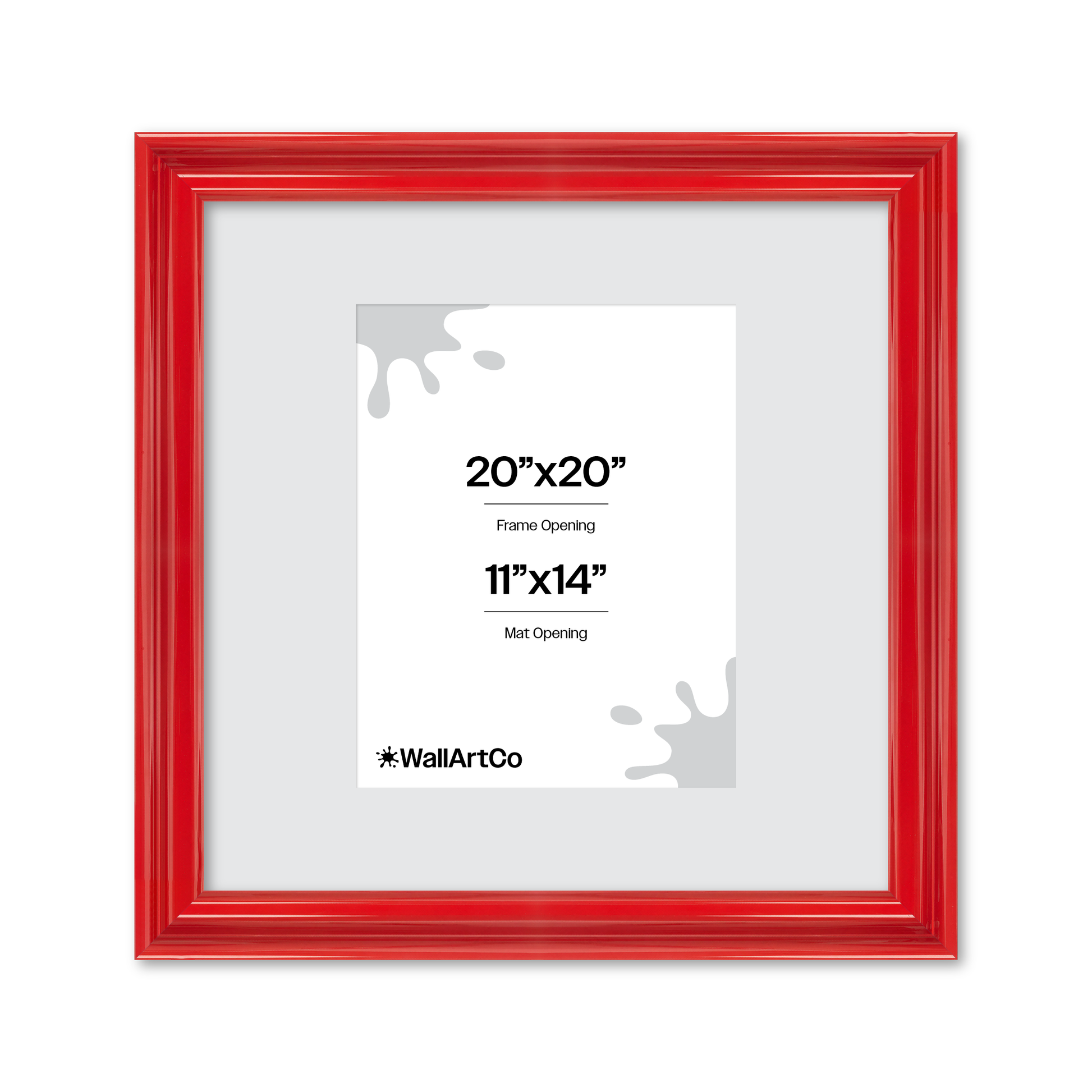 front of picture frame