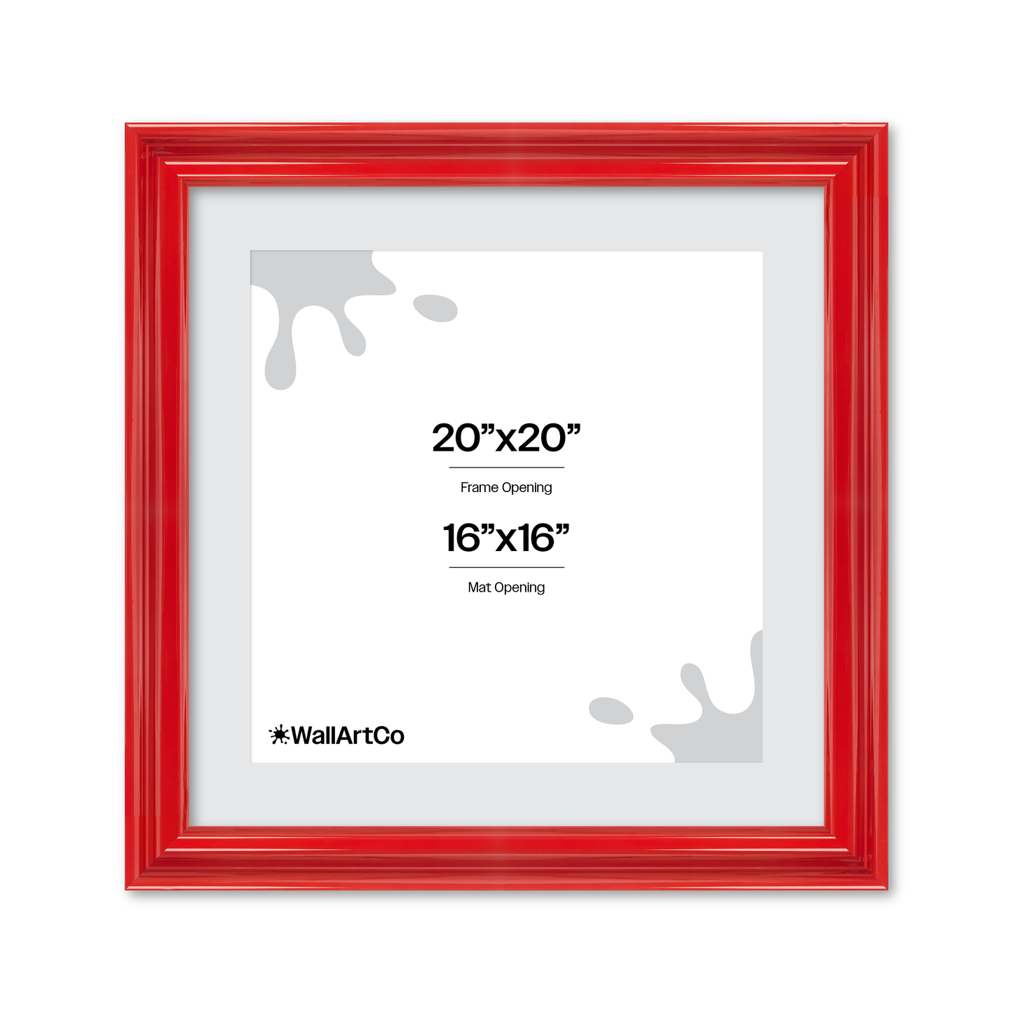 front of picture frame