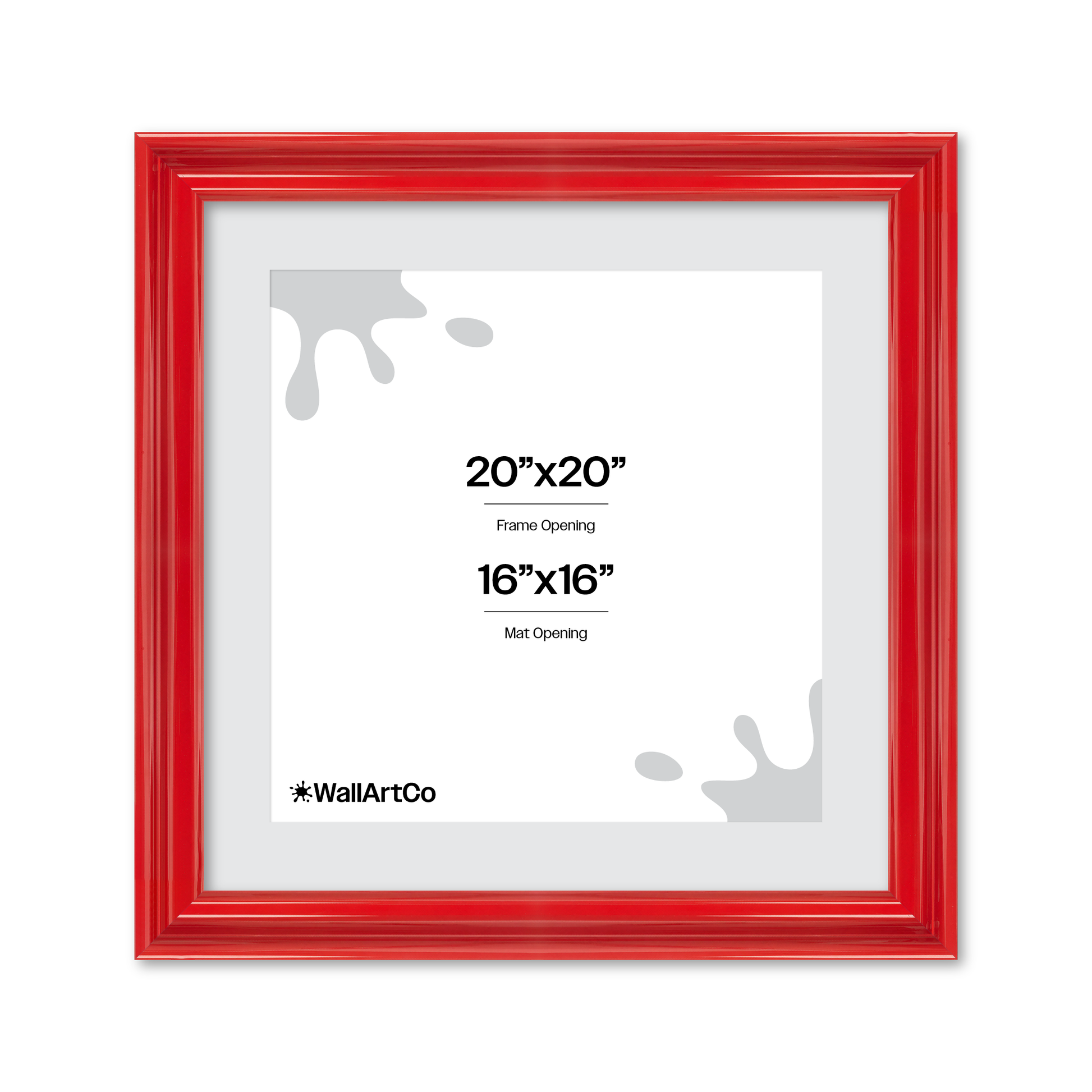 front of picture frame