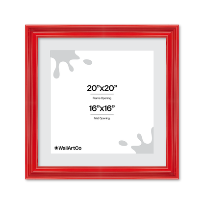 front of picture frame