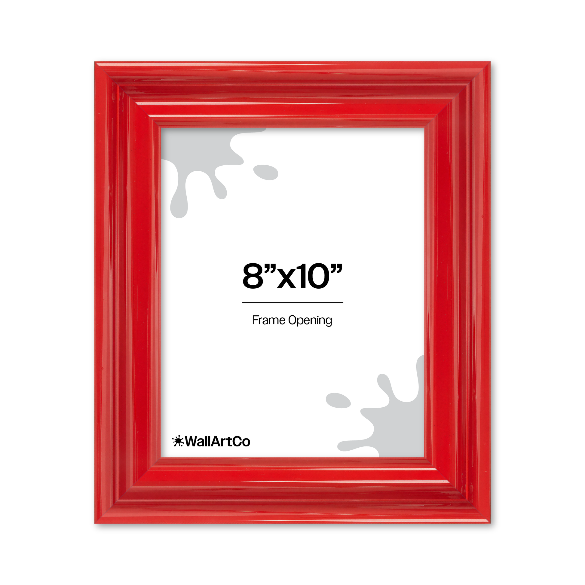 front of picture frame
