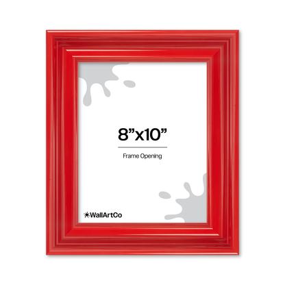 front of picture frame