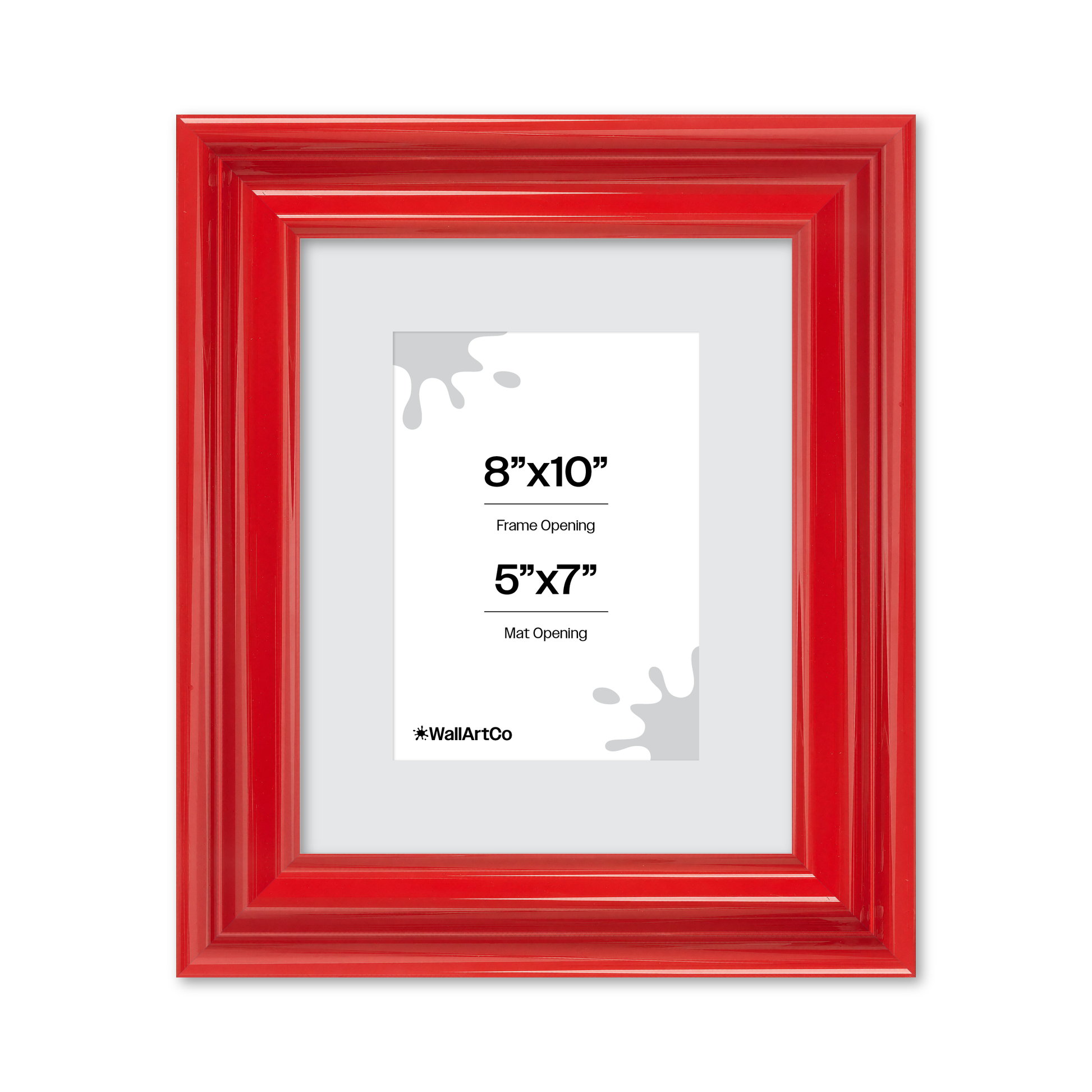 front of picture frame