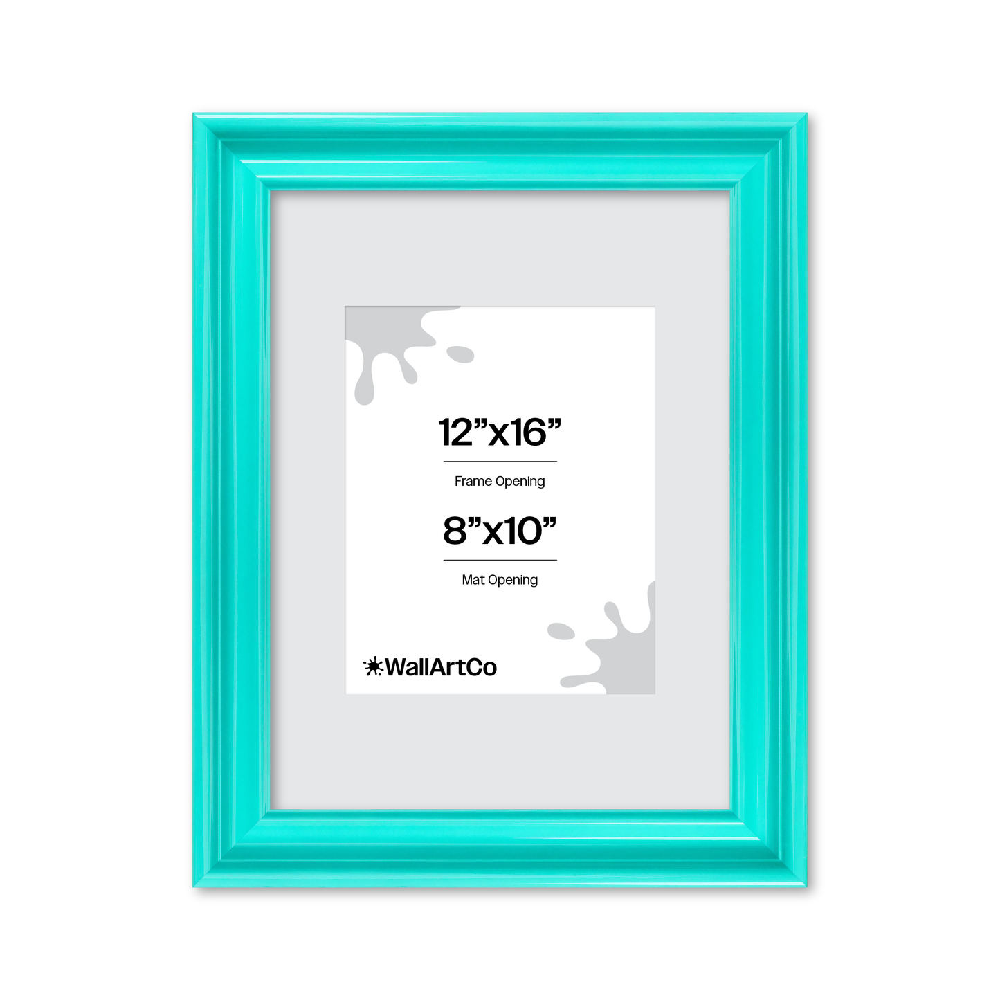 front of picture frame