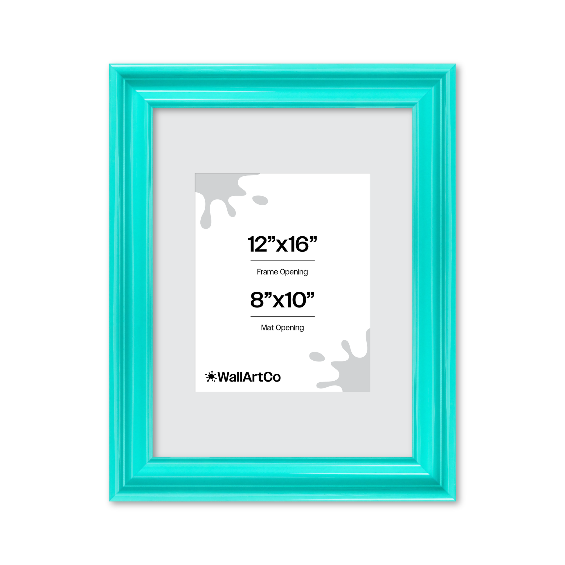 front of picture frame