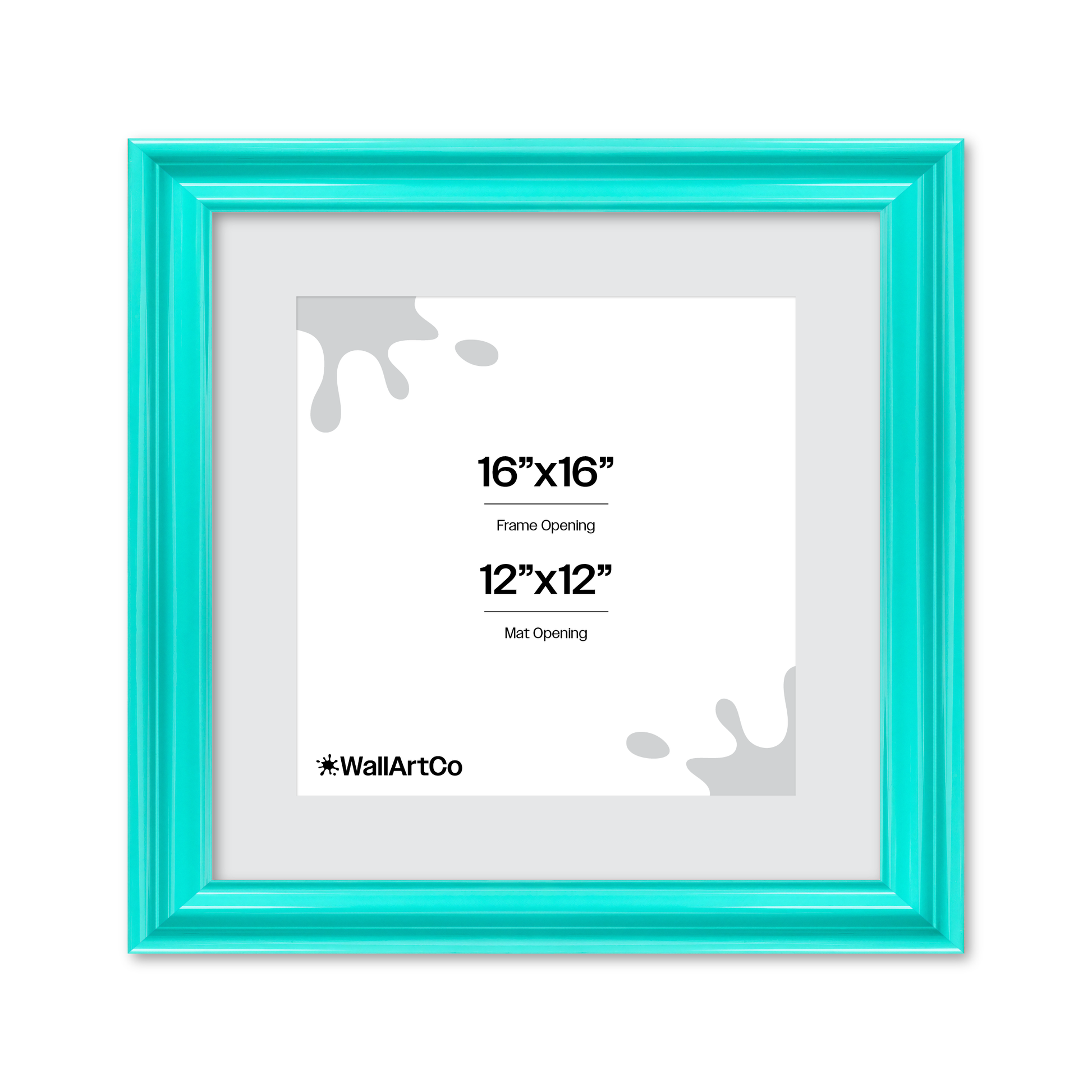 front of picture frame