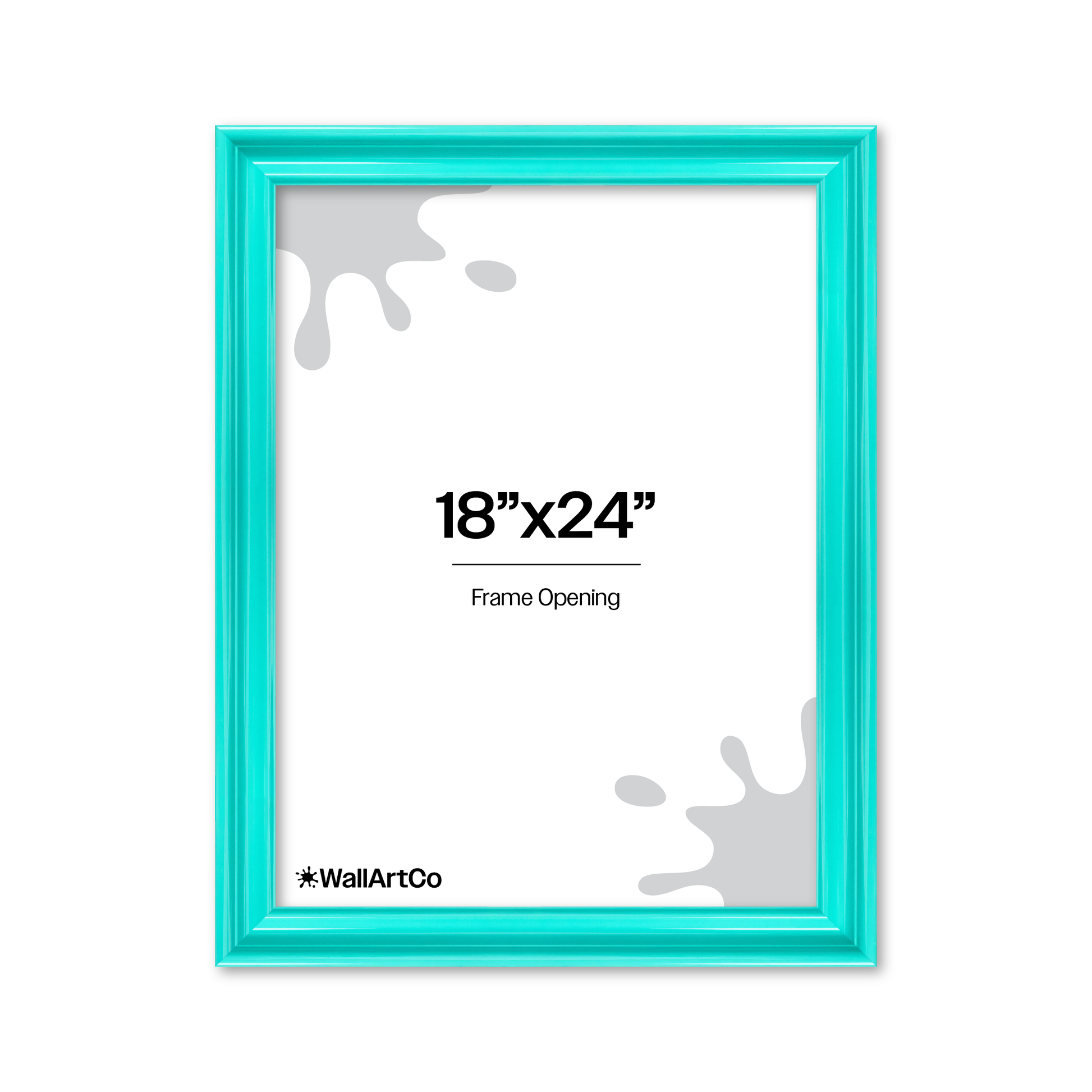 front of picture frame