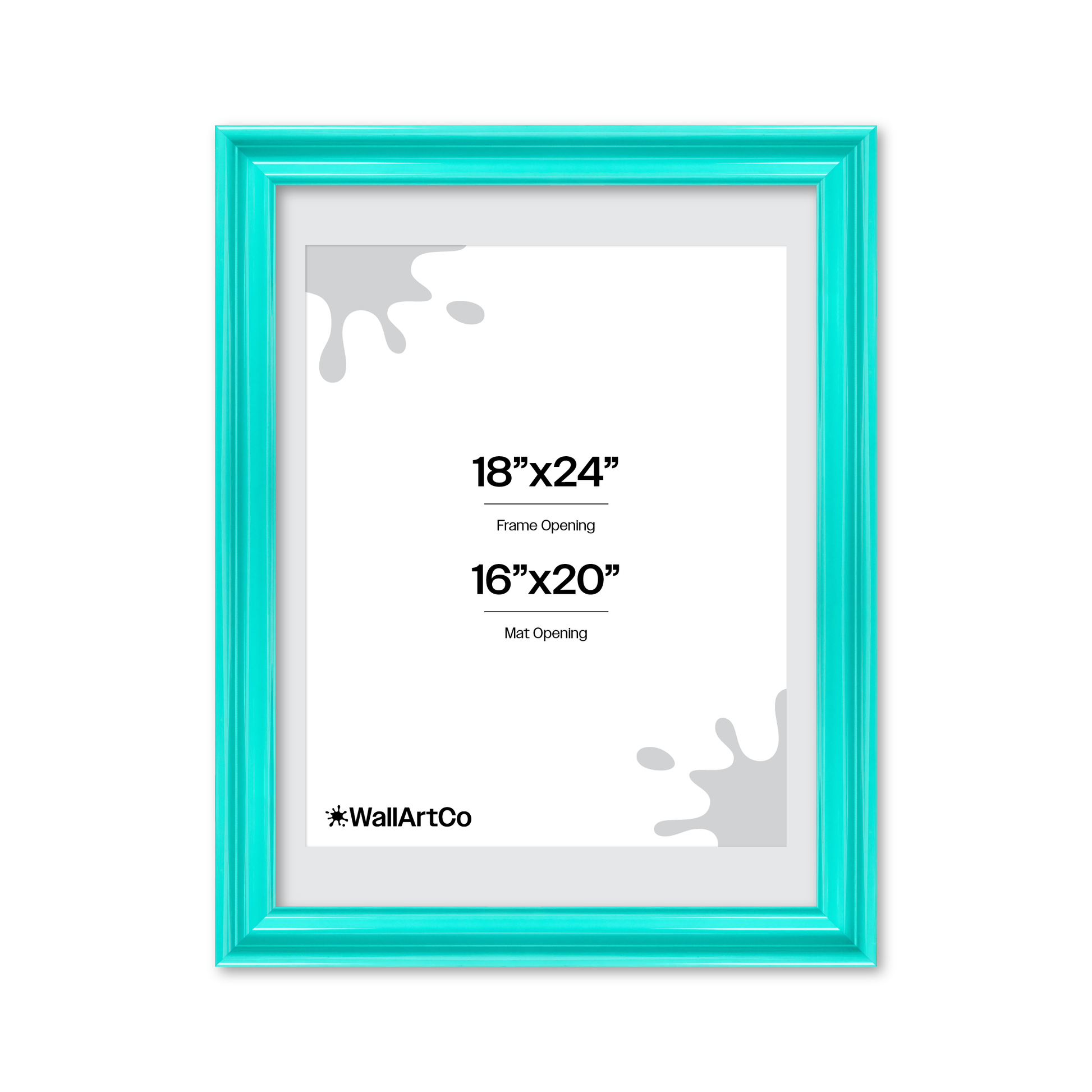front of picture frame