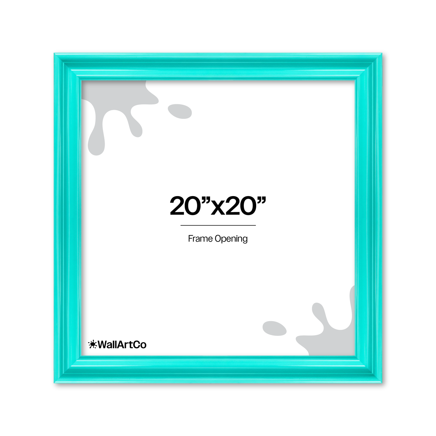front of picture frame