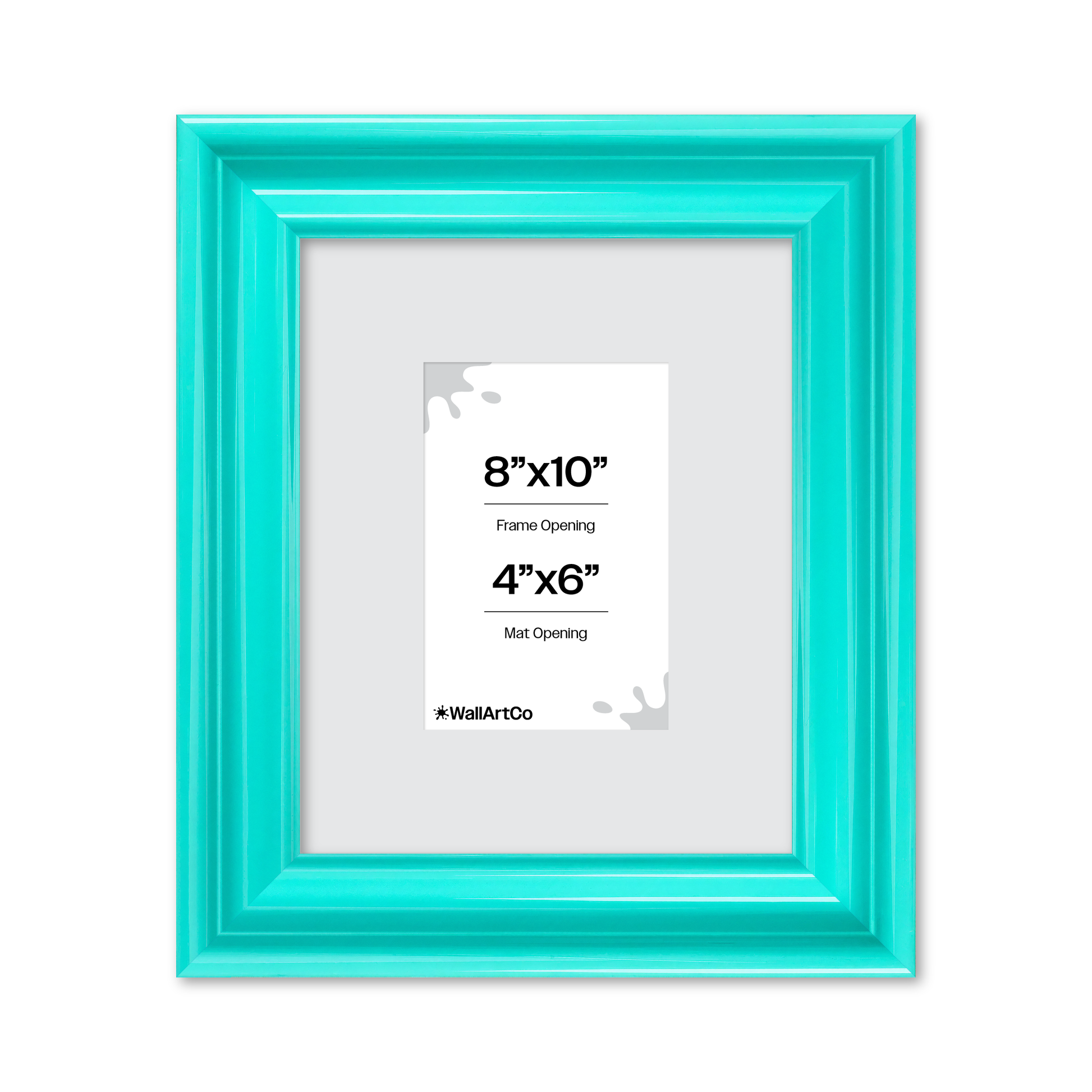front of picture frame