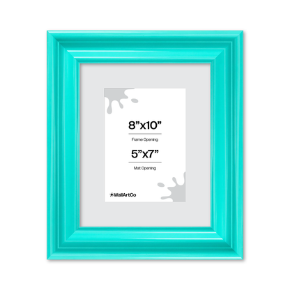 front of picture frame