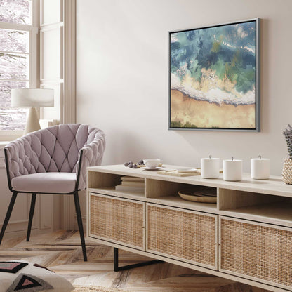 Waves and Sand Canvas Print