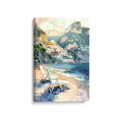 [Color:Stretched Canvas], Picture of art at an angle