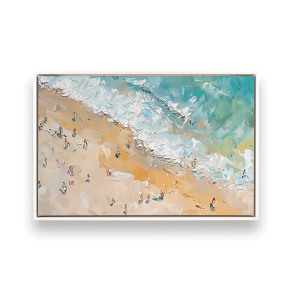 [Color:Opaque White], Picture of art in a White frame