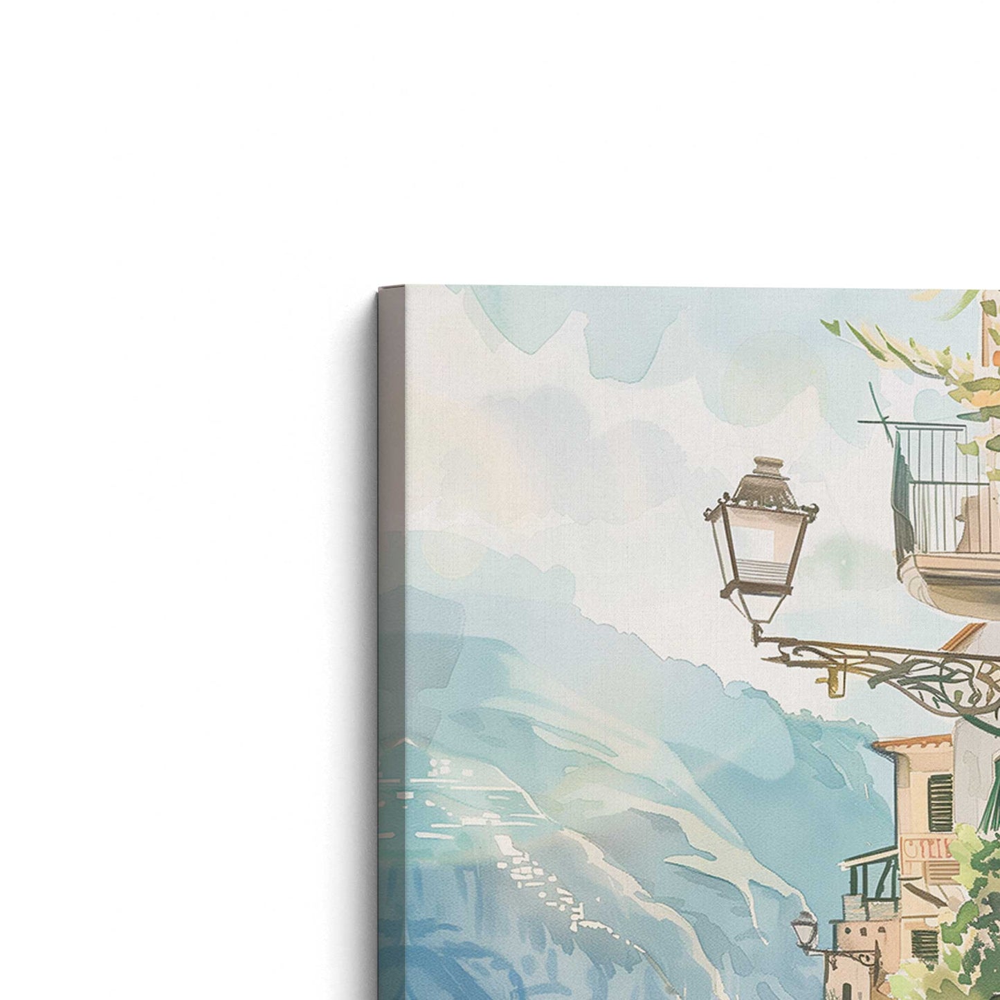 Coastal Walkways of Italy Canvas Print, Set of 2