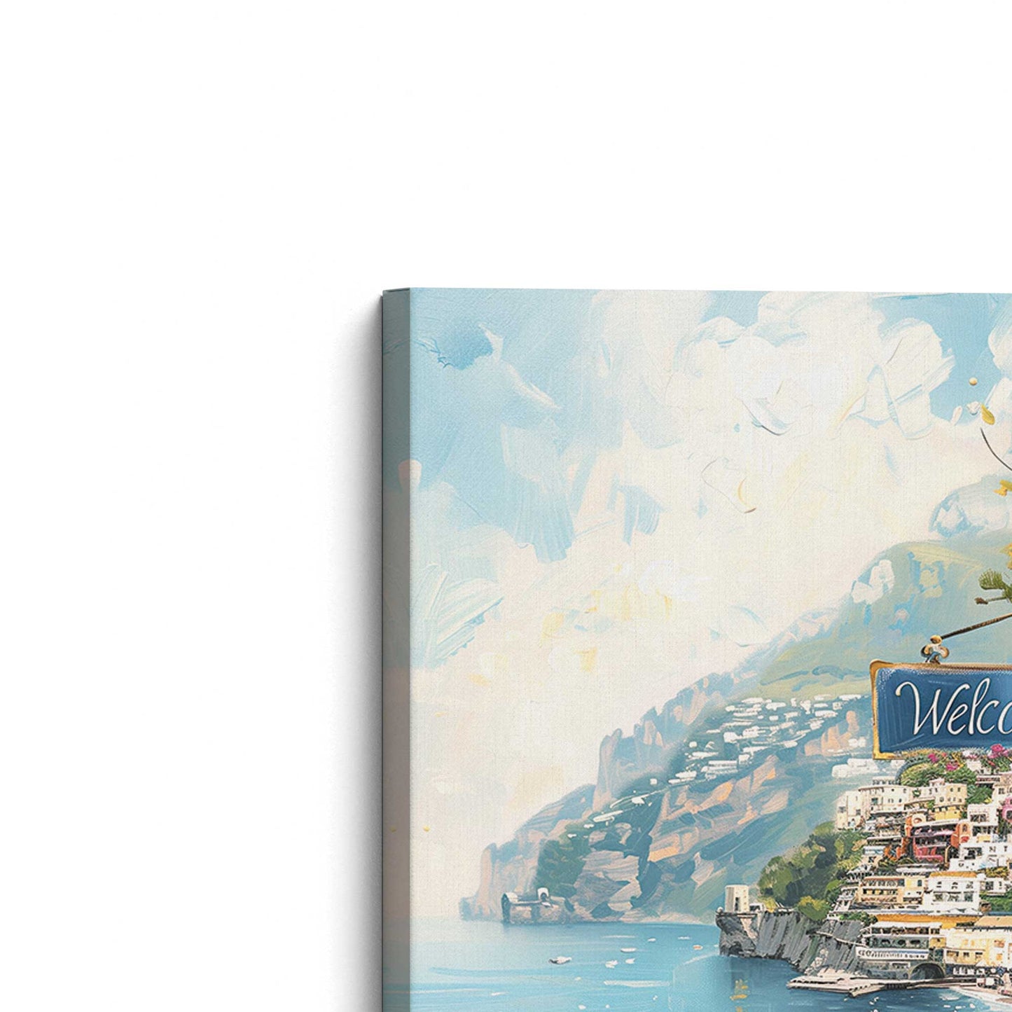 Colors of the Italian Coast Canvas Print, Set of 2