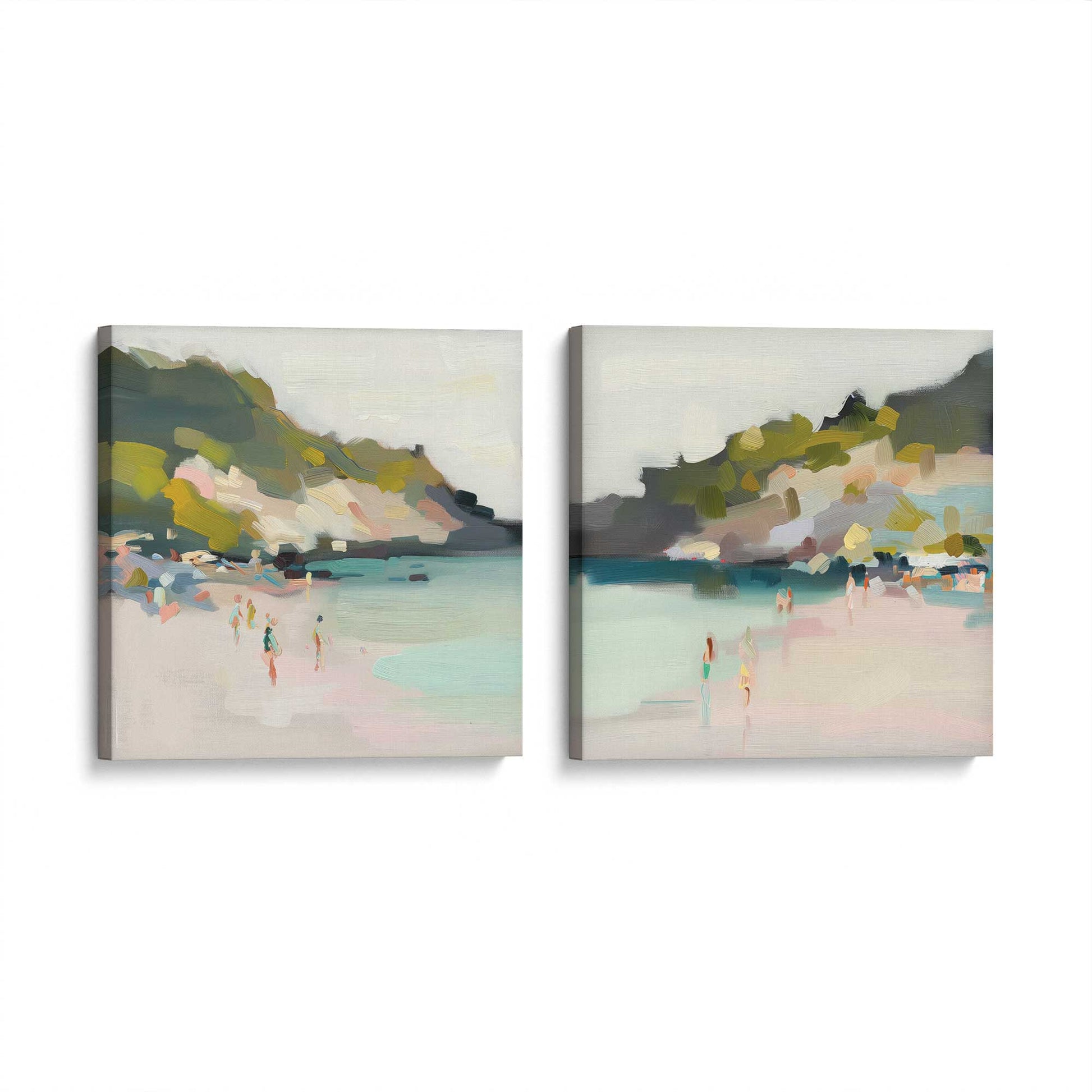 [Color:Stretched Canvas], Picture of art at an angle