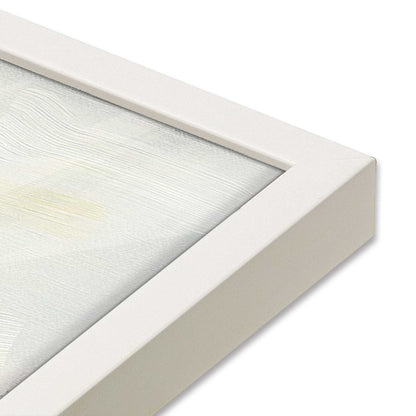 [Color:Opaque White], Picture of art in a Opaque White frame of the corner