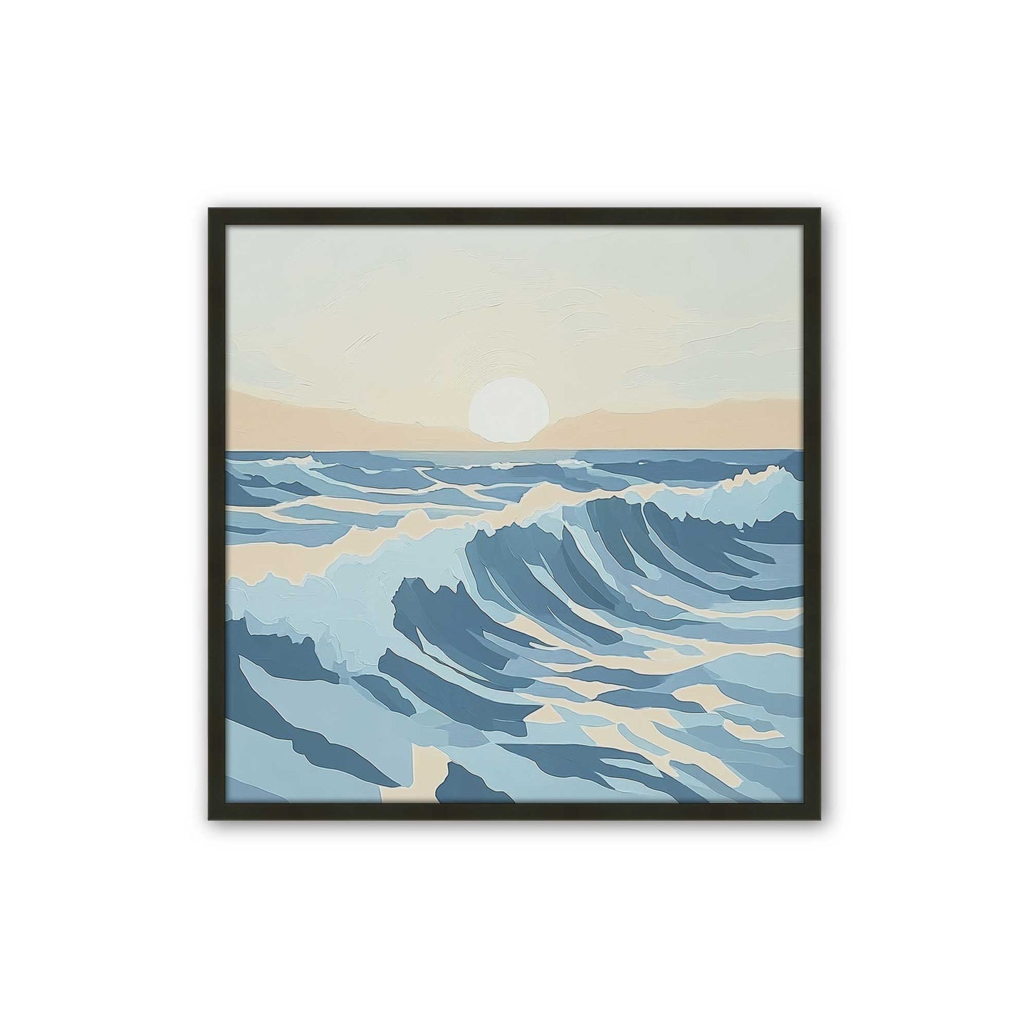 [Color:Satin Black], Picture of art in a Satin Black frame