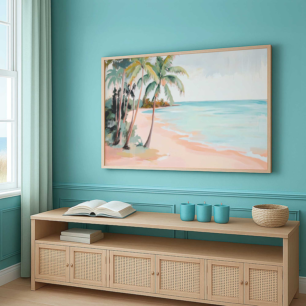 Picture of art in a room