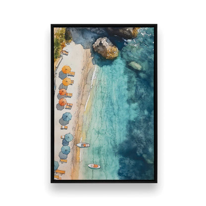 [Color:Satin Black], Picture of art in a Satin Black frame