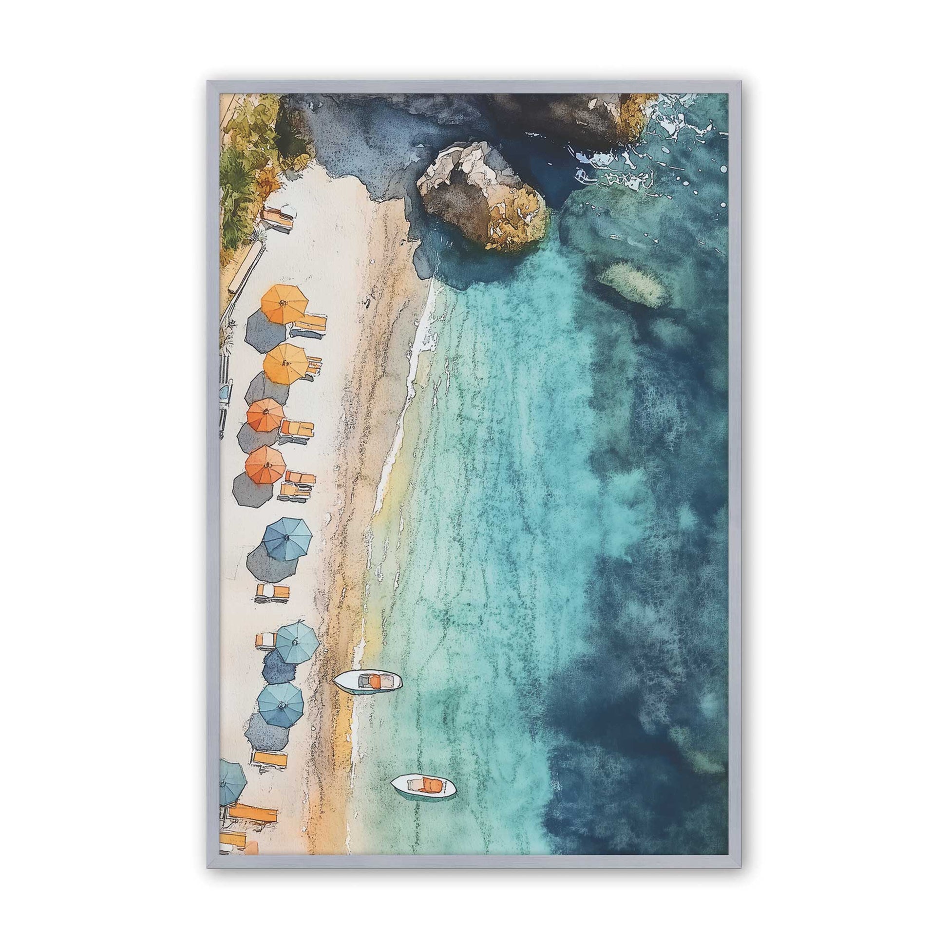 [Color:Polished Chrome], Picture of art in a Polished Chrome frame