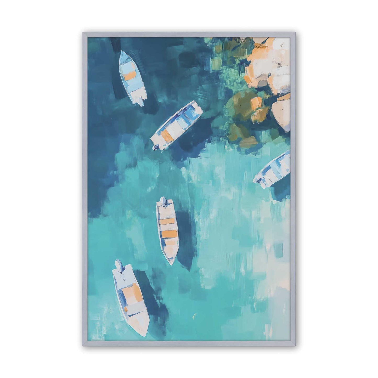 [Color:Polished Chrome], Picture of art in a Polished Chrome frame