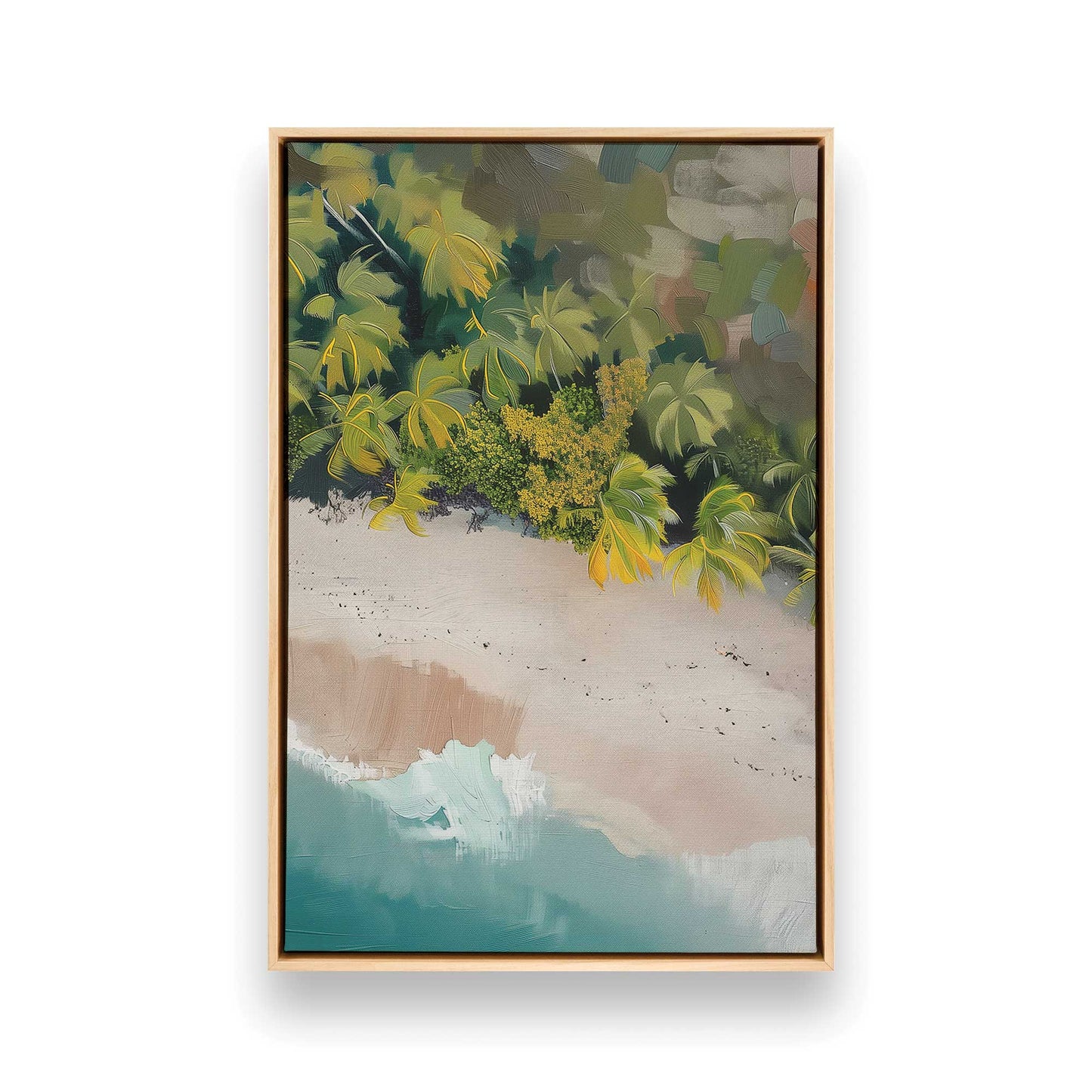 [Color:American Maple], Picture of art in a American Maple frame