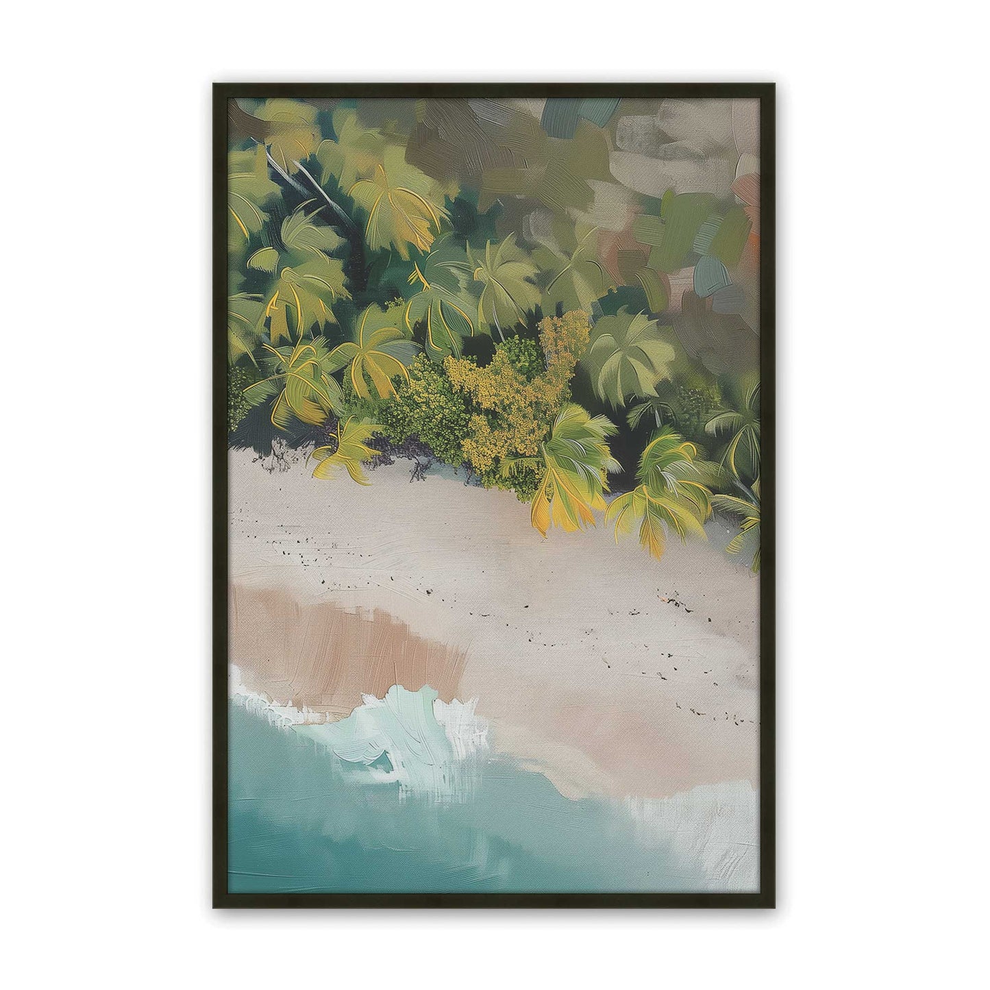 [Color:Satin Black], Picture of art in a Satin Black frame