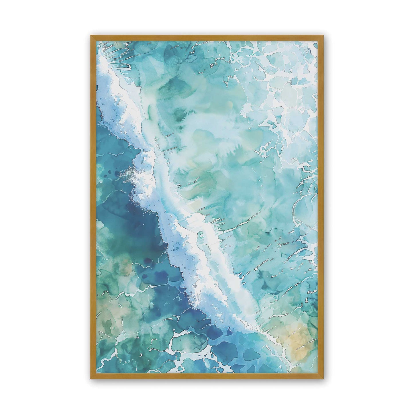 [Color:Polished Gold], Picture of art in a Polished Gold frame