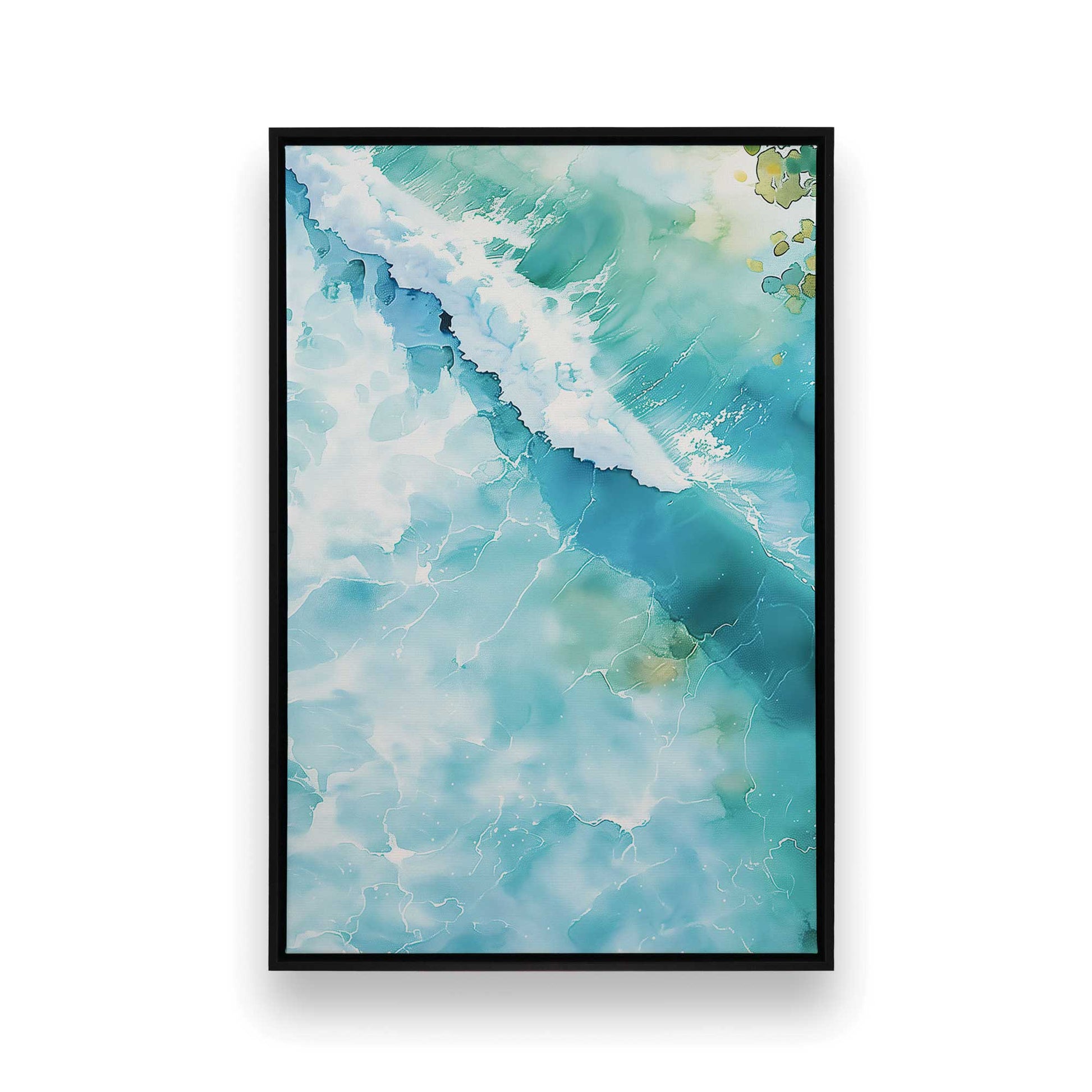 [Color:Satin Black], Picture of art in a Satin Black frame