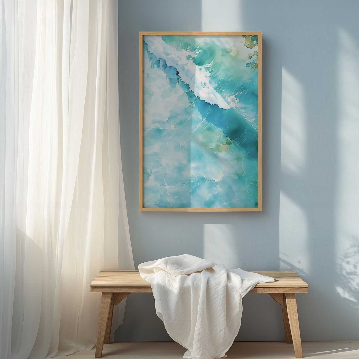 Picture of art in a room