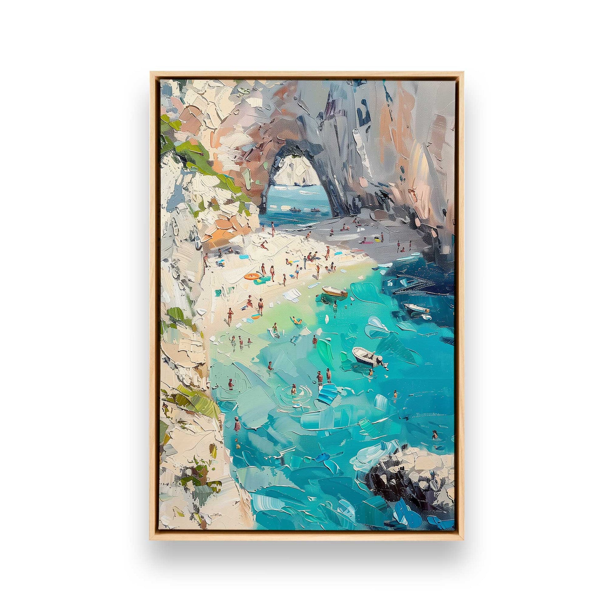 [Color:American Maple], Picture of art in a American Maple frame