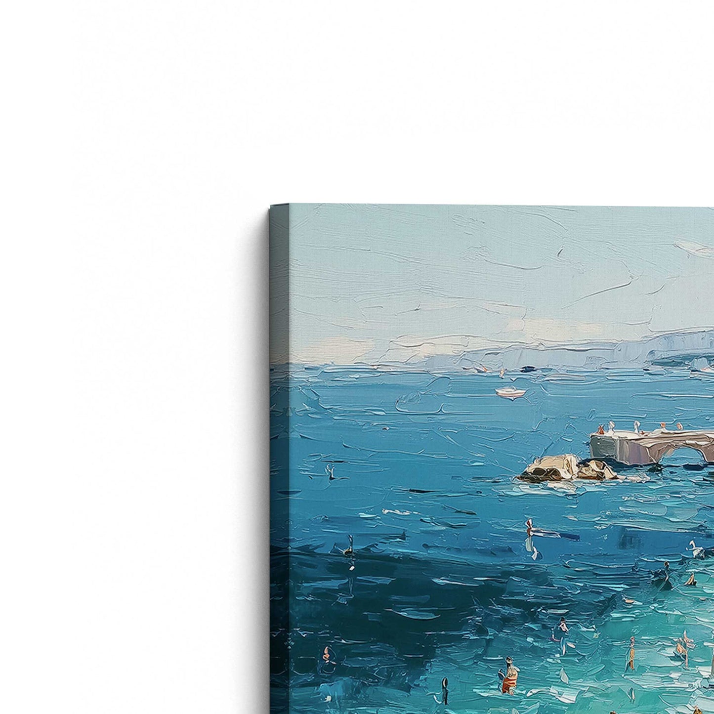 [Color:Stretched Canvas], Picture of the corner of the art