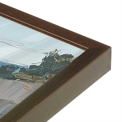 [Color:Belvinder Brown], Picture of art in a Belvinder Brown frame at an angle