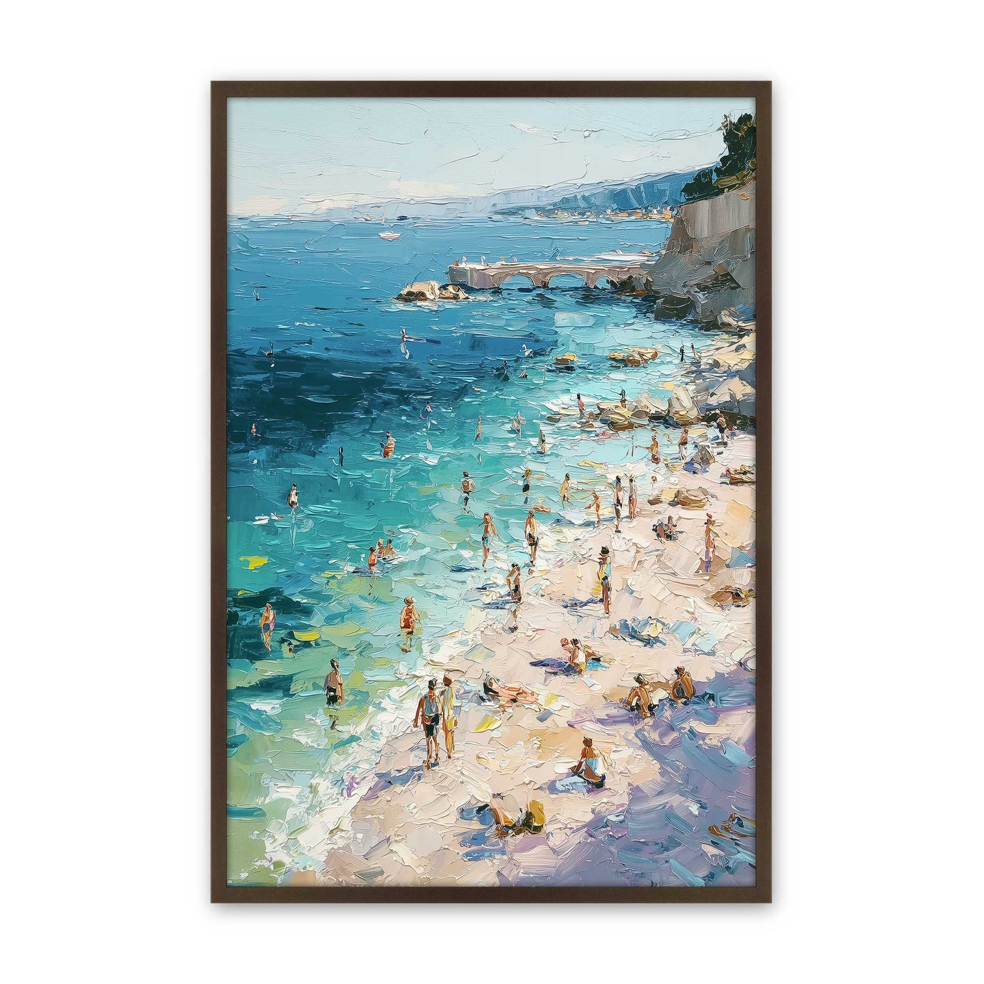 [Color:Belvinder Brown], Picture of art in a Belvinder Brown frame