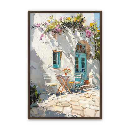 [Color:Brown], Picture of art in a Brown frame