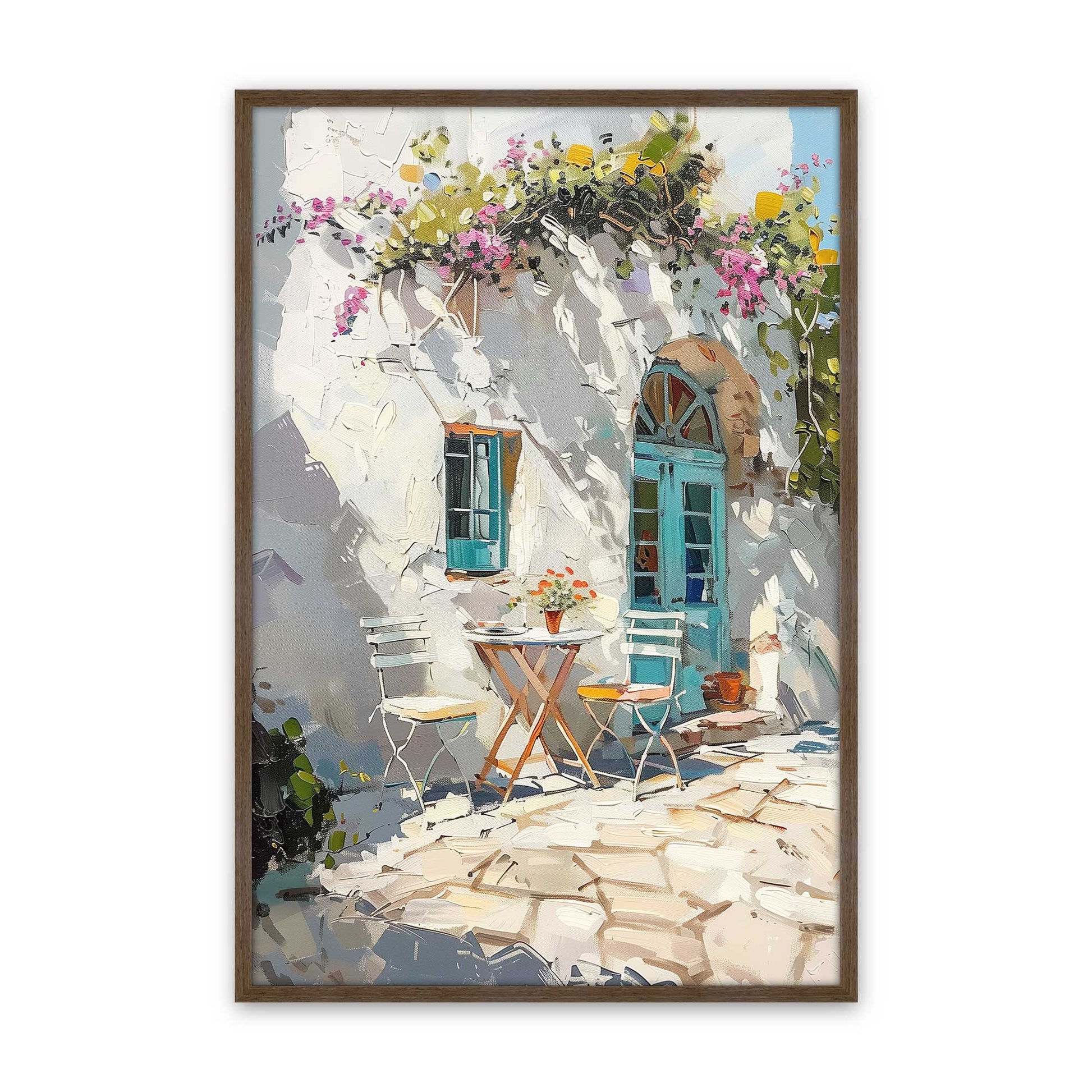 [Color:Walnut], Picture of art in a Walnut frame