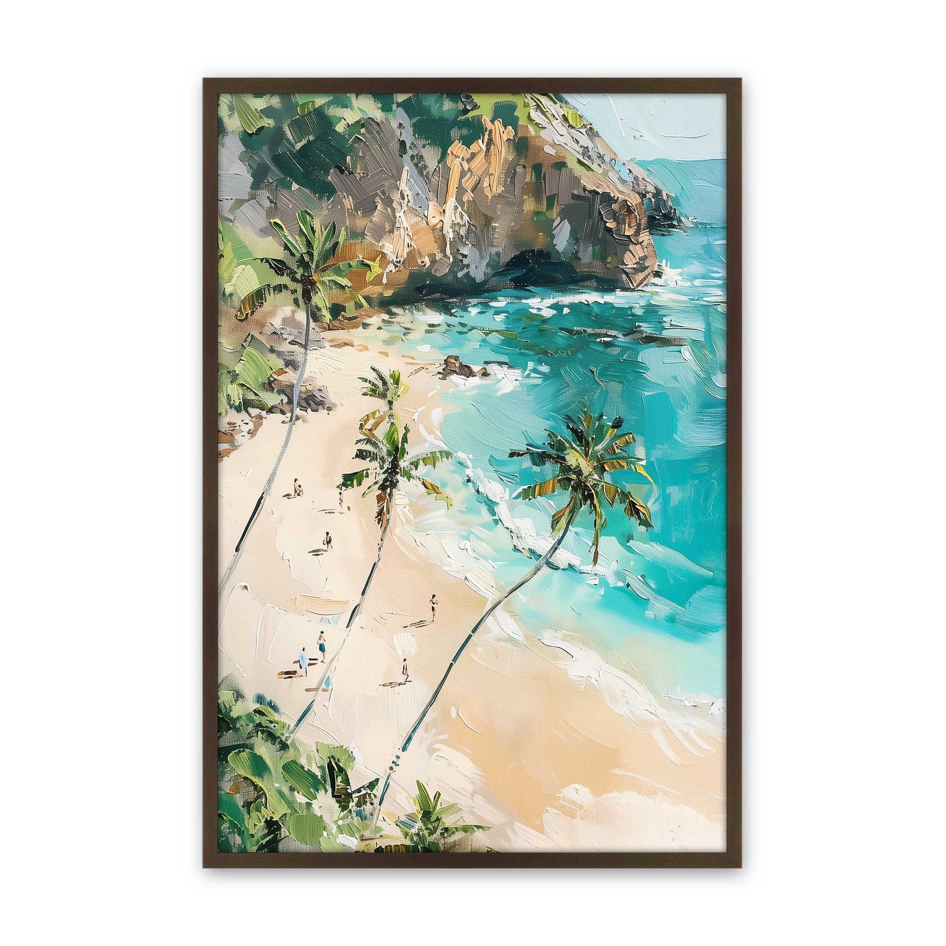 [Color:Belvinder Brown], Picture of art in a Belvinder Brown frame