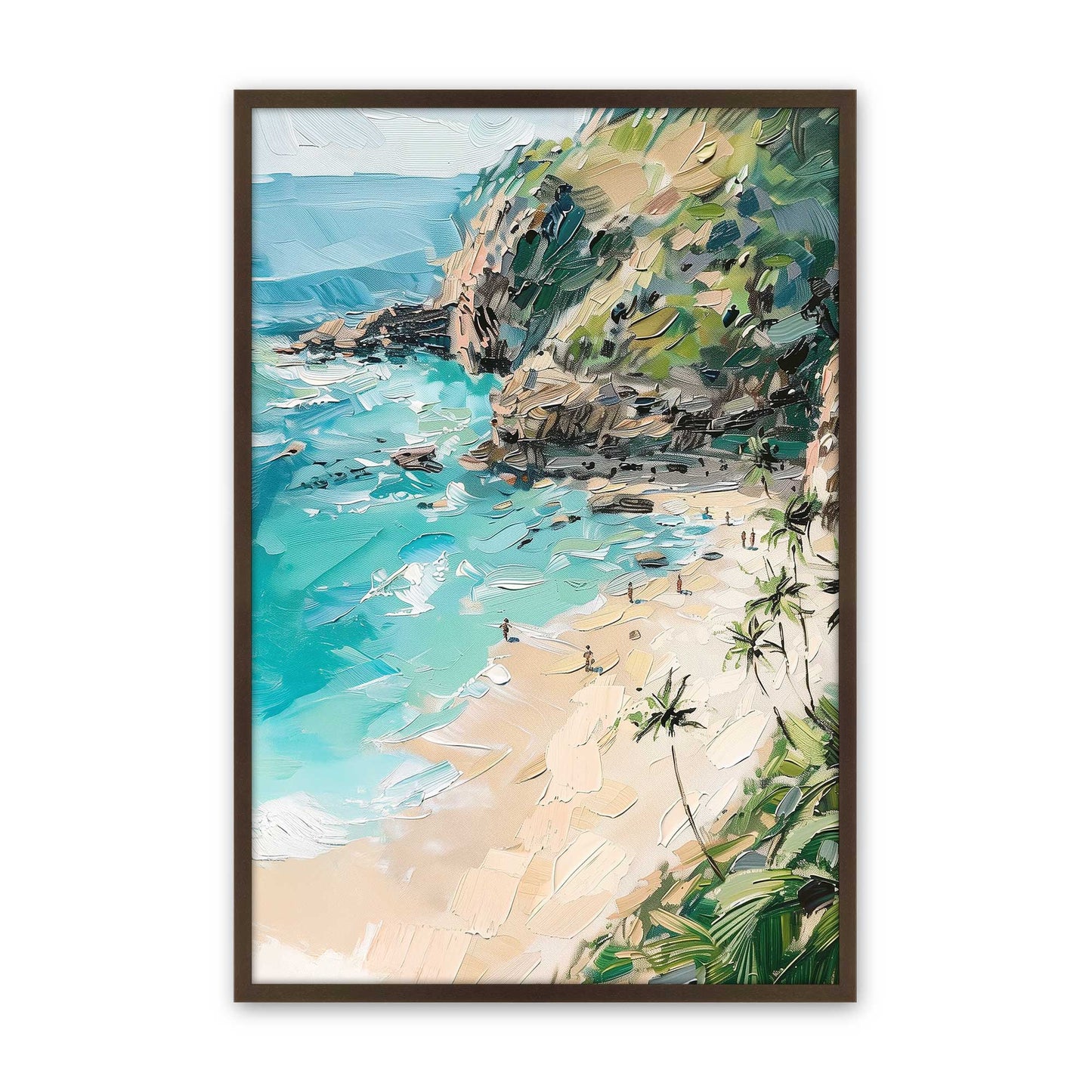 [Color:Belvinder Brown], Picture of art in a Belvinder Brown frame