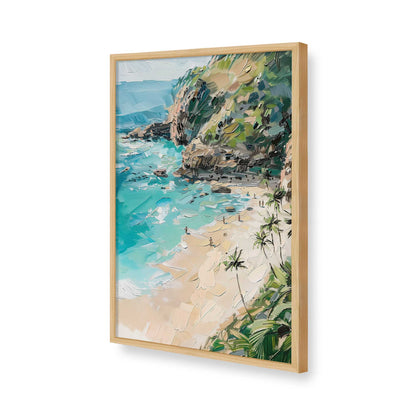[Color:American Maple], Picture of art in a American Maple frame of the corner