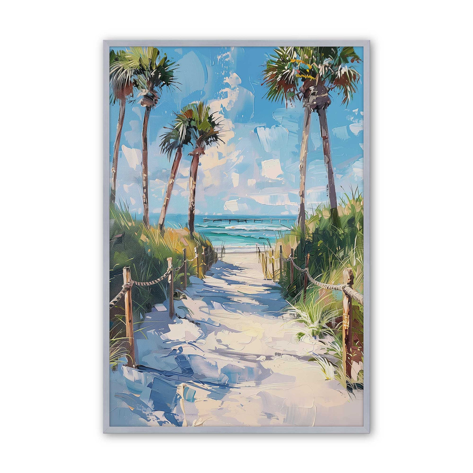 [Color:Polished Chrome], Picture of art in a Polished Chrome frame