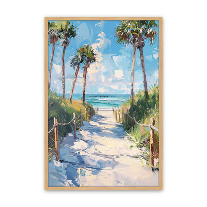 [Color:American Maple], Picture of art in a American Maple frame