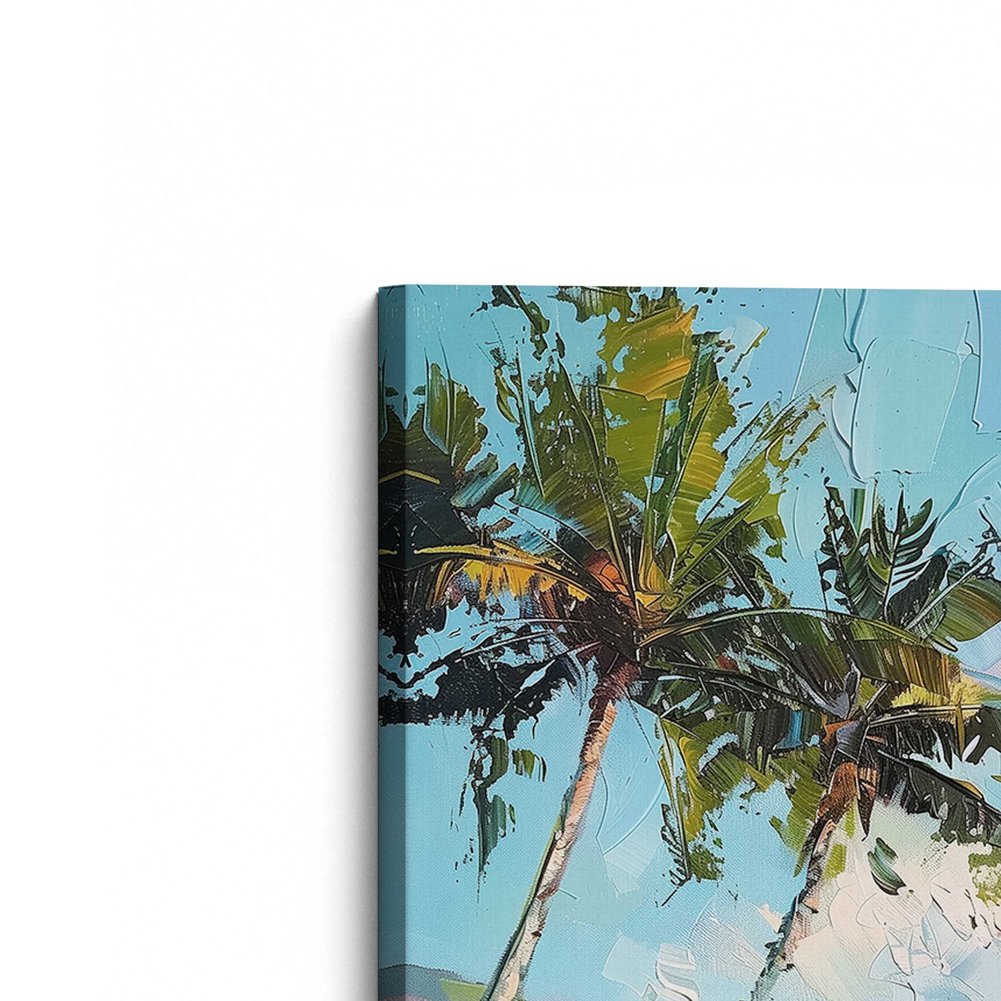 [Color:Stretched Canvas], Picture of the corner of the art