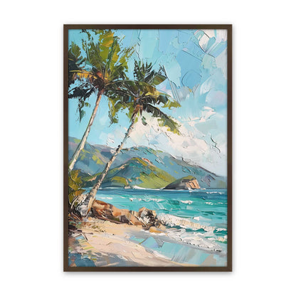[Color:Brown], Picture of art in a Brown frame